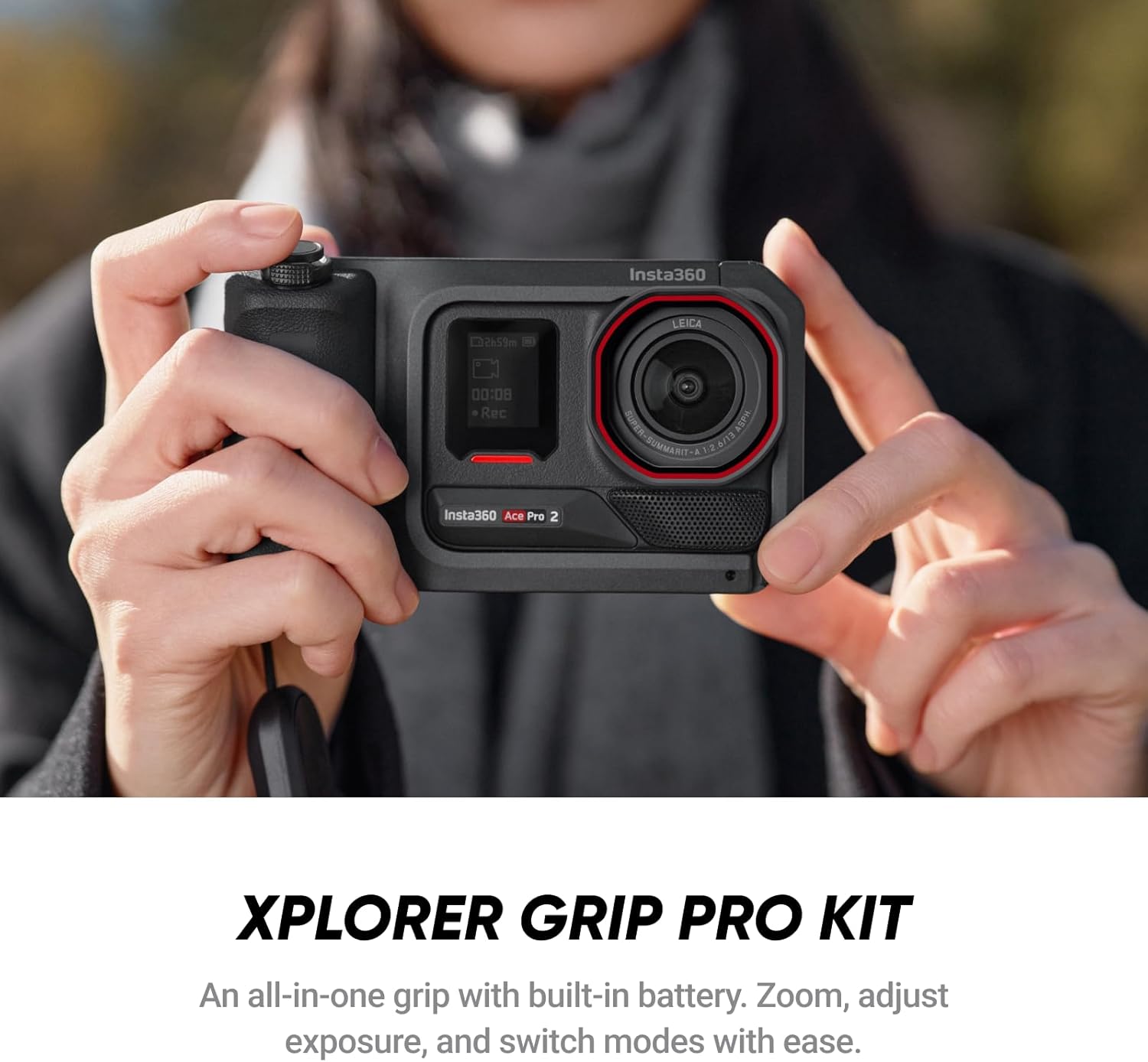 Insta360 Ace Pro 2 Flash Print Bundle Midnight Black