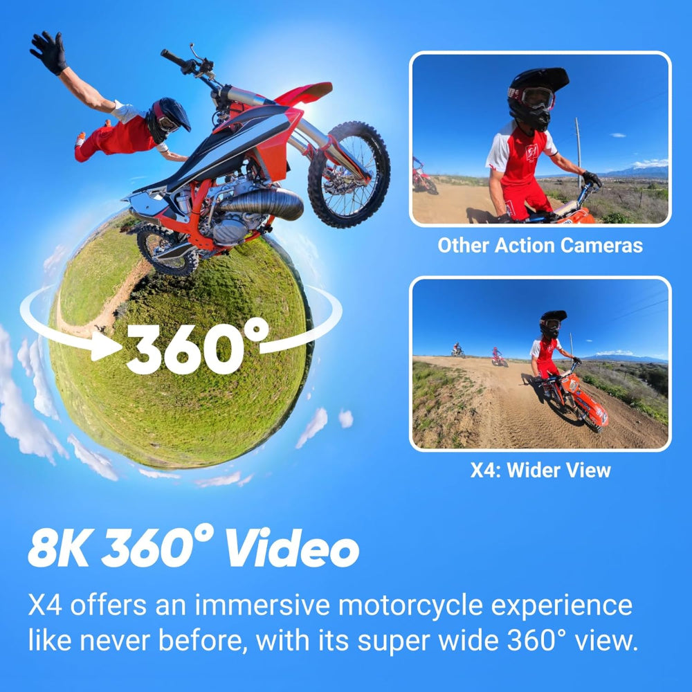 Insta360 X4 Motorcycle Bundle