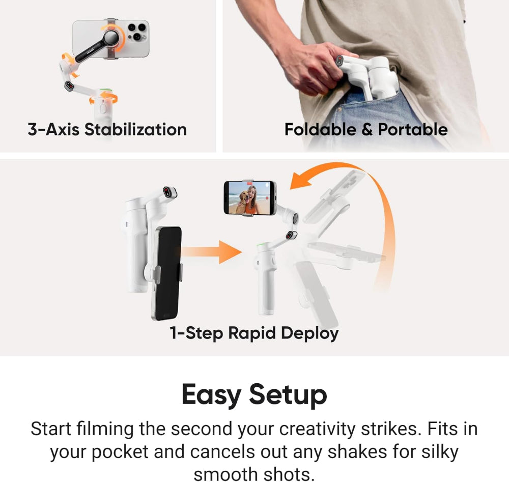 INSTA360 FLOW 2 PRO | Standard Bundle | Ultimate AI Tracking